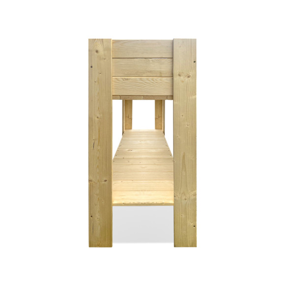 Pat înălțat pentru flori și plante - 120x100x39 cm - AGA
