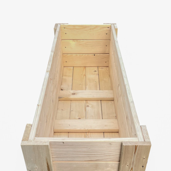 Pat înălțat pentru flori și plante - 120x100x39 cm - AGA