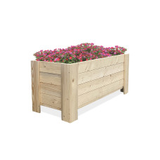 Pat înălțat pentru flori și plante - 90x35x35 cm - AGA - 