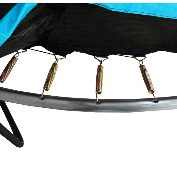 Trambulin belső védőhálóval létrával 430 cm Aga SPORT EXCLUSIVE MRPU1014LB - Világoskék