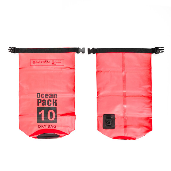 Vízálló táska 10 l AGA DS1502-RED - piros