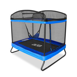 Téglalap alakú trambulin 122 x 183 cm AGA MRRC0406DarkBlue - sötétkék - 