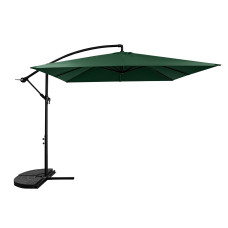 Záhradný slnečník 250 cm AGA MR2048-D.GREEN - tmavozelený - 