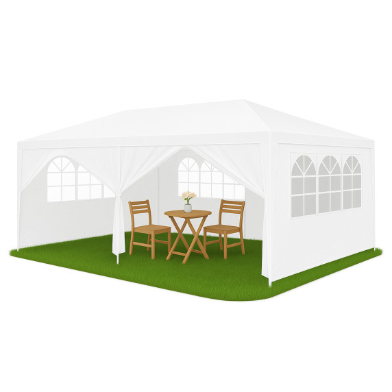 Kerti pavilon 3x6 m AGA DS7016-WHITE - Fehér
