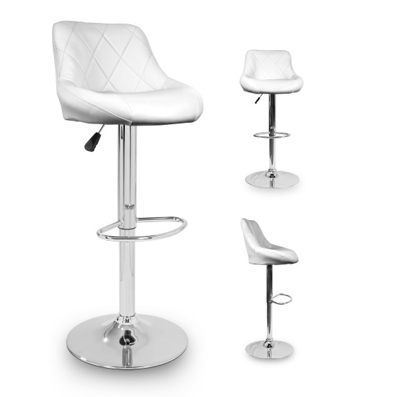 2x Bárszék AGA MR2000White-2 - fehér