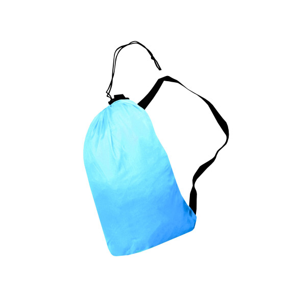 Felfújható ágy LAZY BAG 230x70 cm AGA DS442-BLU - Fekete/Kék