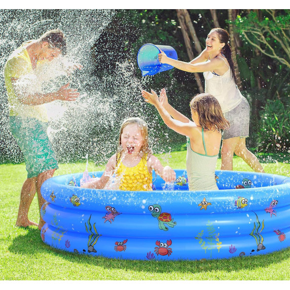 Piscină pentru copii 75x35 cm AGA DS2801-BL - albastru