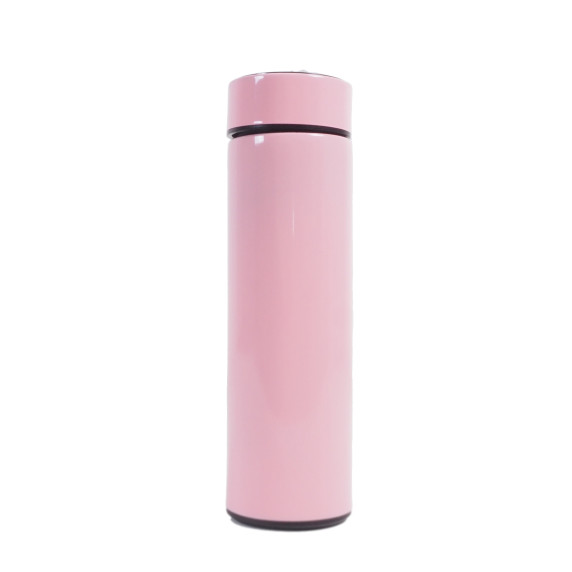 Termosz hőmérővel 500 ml AGA DS2703-PINK - rózsaszín