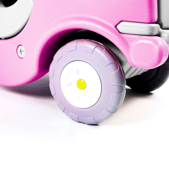 Autó formájú lábbal hajtós jármű AGA DS3901-PI - Rózsaszín