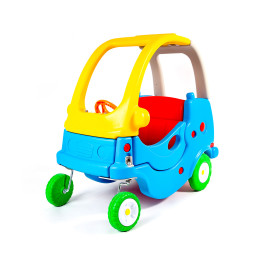 Mașinuță fără podea pentru copii - AGA DS3902-BLU-YEL - 