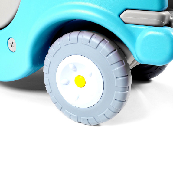 Autó formájú lábbal hajtós jármű AGA DS3903-MIN - Kék