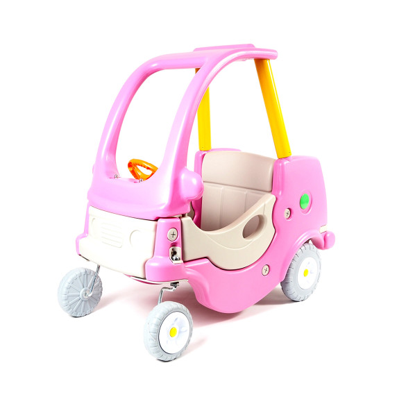 Autó formájú lábbal hajtós jármű AGA DS3903-PI - Rózsaszín