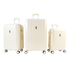 Bőrönd szett AGA Travel MR4669 - White - bézs - 