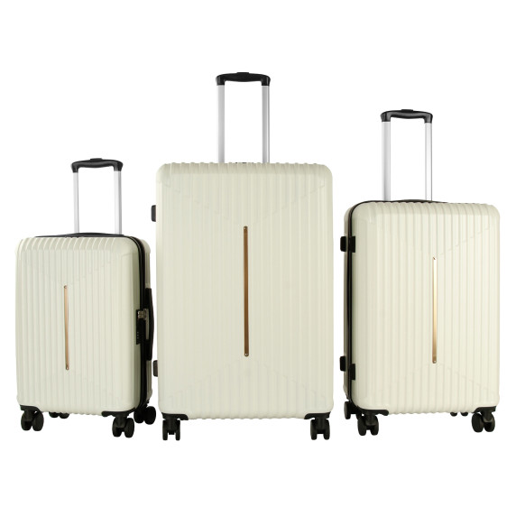 Bőrönd szett AGA Travel MR4666 - Beige - bézs