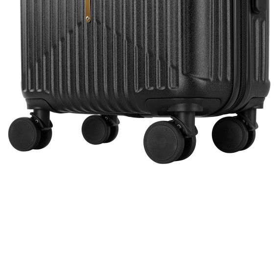 Bőrönd szett AGA Travel MR4666 - Black - fekete