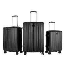 Bőrönd szett AGA Travel MR4667 - Black - fekete - 