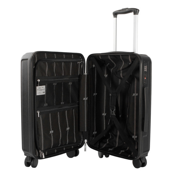 Bőrönd szett AGA Travel MR4667 - Black - fekete