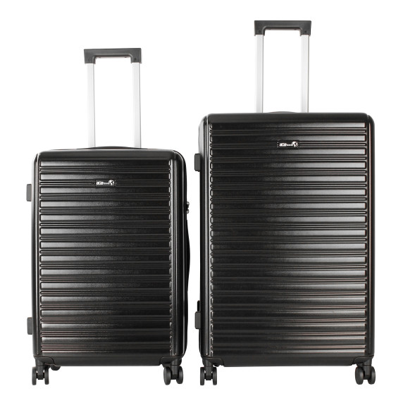 Bőrönd szett AGA Travel MR4673 - Black - fekete