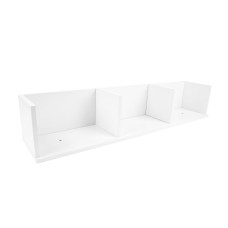 Falipolc 79x15x16 cm AGA MR2137-White - Fehér - 