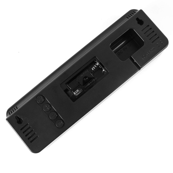 Digitálne hodiny s budíkom AGA DS5114-WH-BL - modré