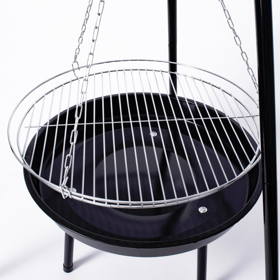 Gratar de gradina Aga pe trepied cu focar BBQ0162