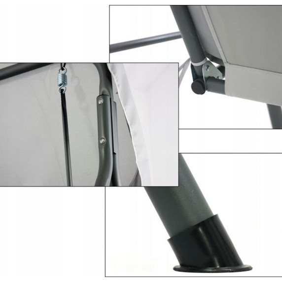 Kkerti hinta 170x110x153 cm AGA KRE5422/DSC7011 - Szürke