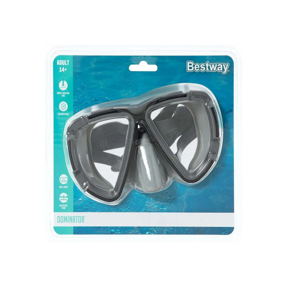 Potápačská maska BESTWAY 613-22052 - čierna/tyrkysová