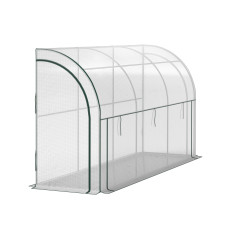 Fal melletti fóliasátor 300x80x157 cm AGA DSA2313/84H-195V01WT - 
