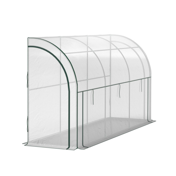 Fal melletti fóliasátor 300x80x157 cm AGA DSA2313/84H-195V01WT