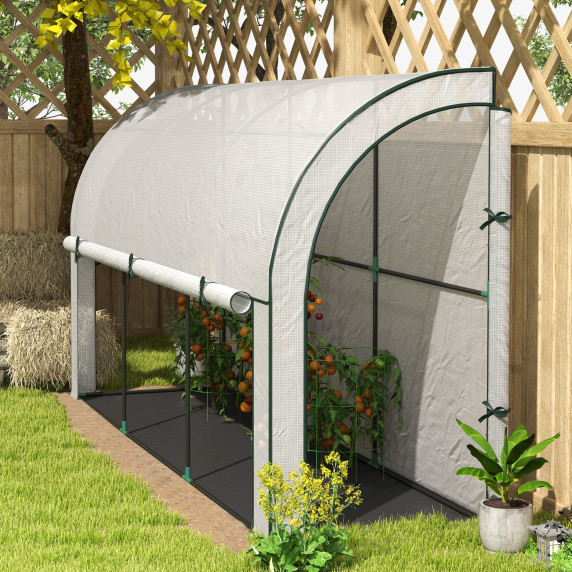 Fal melletti fóliasátor 300x80x157 cm AGA DSA2313/84H-195V01WT
