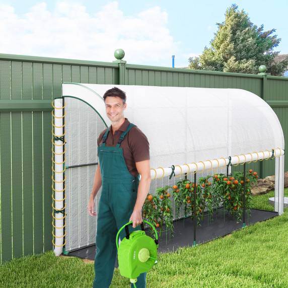 Fal melletti fóliasátor 300x80x157 cm AGA DSA2313/84H-195V01WT