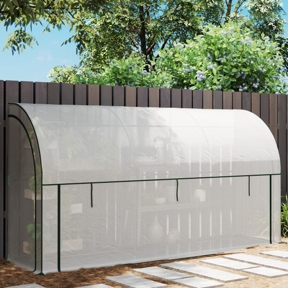 Fal melletti fóliasátor 300x80x157 cm AGA DSA2313/84H-195V01WT