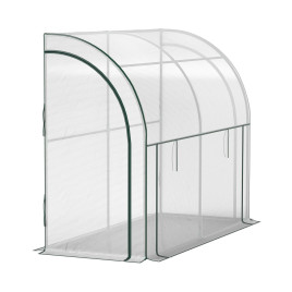 Fal melletti fóliasátor 200x80x157 cm AGA DSA2316/84H-195V00WT - 