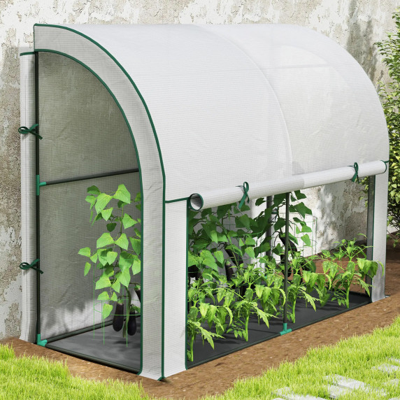 Fal melletti fóliasátor 200x80x157 cm AGA DSA2316/84H-195V00WT