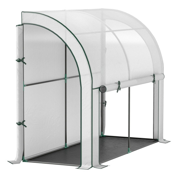 Fal melletti fóliasátor 200x80x157 cm AGA DSA2316/84H-195V00WT