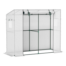 Kerti fóliasátor 200x76x170 cm AGA DSA2318/84H-202V00WT - 