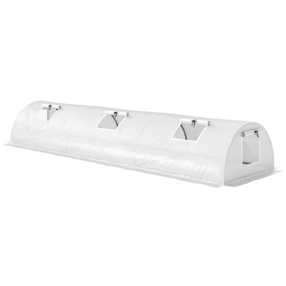 Záhradný fóliovník 300x80x45 cm AGA DSA2322/845-769V01WT - transparentný