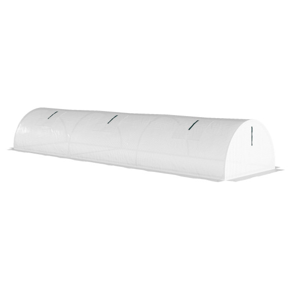Záhradný fóliovník 300x80x45 cm AGA DSA2322/845-769V01WT - transparentný