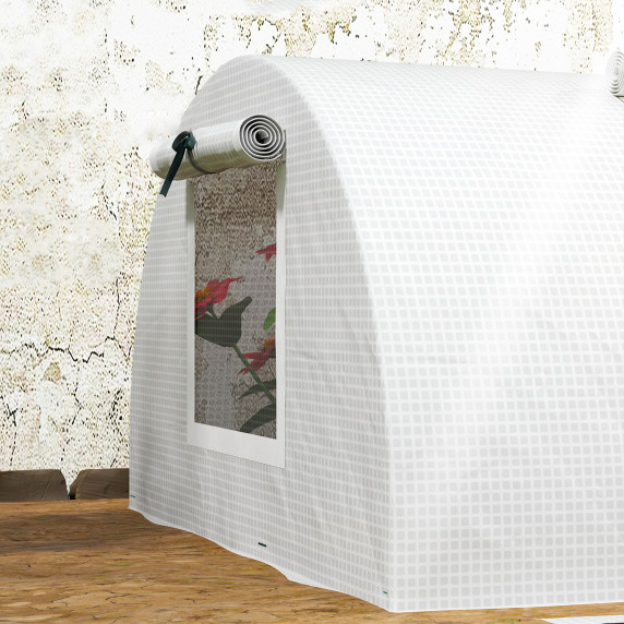 Záhradný fóliovník 300x80x45 cm AGA DSA2322/845-769V01WT - transparentný