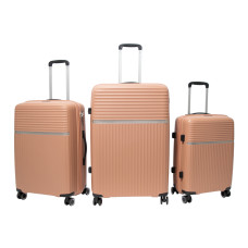 Bőrönd szett AGA Travel MR4679 - Cinnamon - Bézs (fahéj) - 