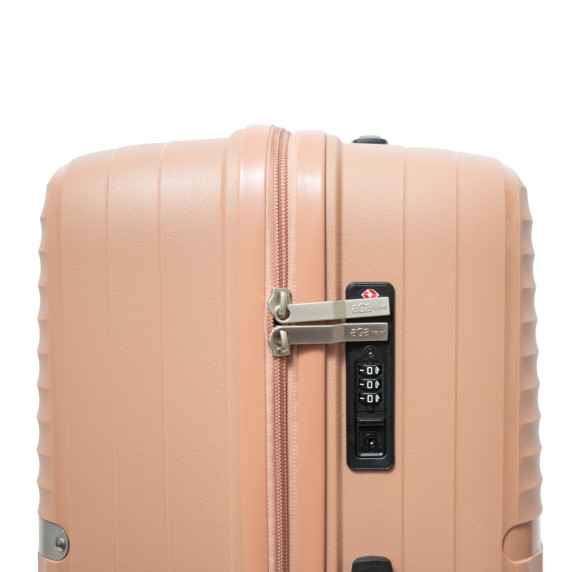 Bőrönd szett AGA Travel MR4679 - Cinnamon - Bézs (fahéj)
