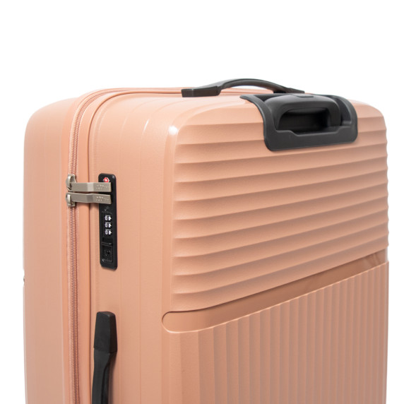 Bőrönd szett AGA Travel MR4679 - Cinnamon - Bézs (fahéj)