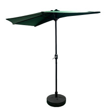 Félkör alakú napernyő CLASSIC 270 cm AGA MR2051-Dark Green - sötétzöld - 