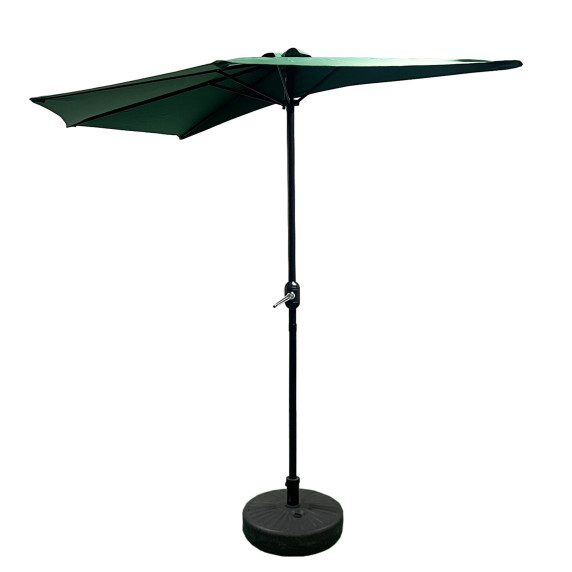 Félkör alakú napernyő CLASSIC 270 cm AGA MR2051-Dark Green - sötétzöld