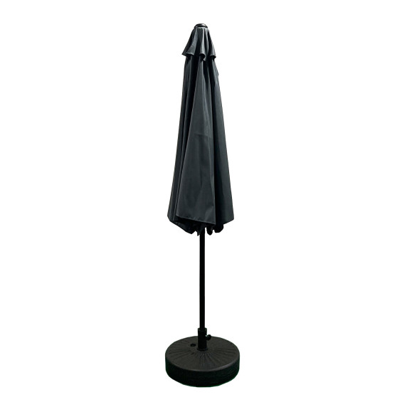 Félkör alakú napernyő CLASSIC 270 cm AGA MR2051-Dark Grey - sötétszürke