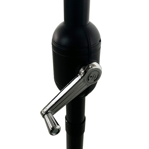 Félkör alakú napernyő CLASSIC 270 cm AGA MR2051-Dark Grey - sötétszürke