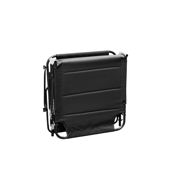 Záhradné lehátko so strieškou XXL AGA MR4260-Black - čierne