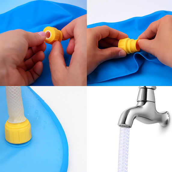 Piscină pentru câini cu fântână de apă - 170 cm - AGA MATA025