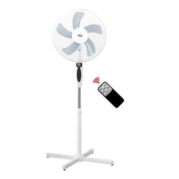 Ventilator de podea cu funcție telecomandă - 43 cm AGA MR8113 - Alb