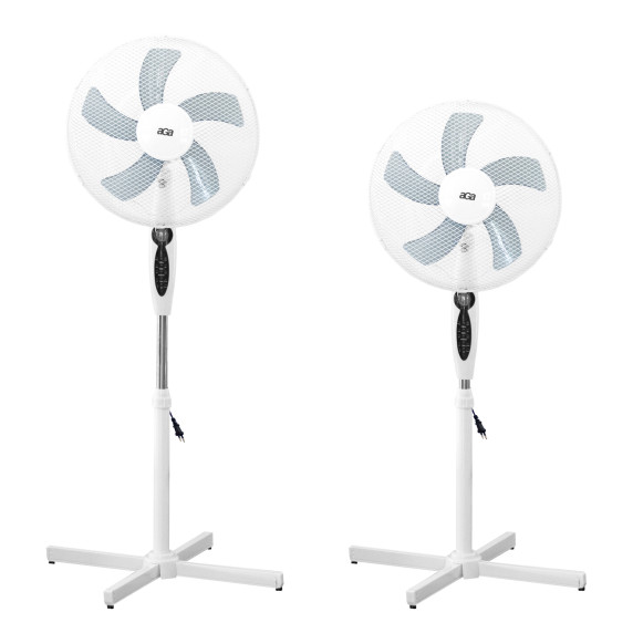 Ventilator de podea cu funcție telecomandă - 43 cm AGA MR8113 - Alb